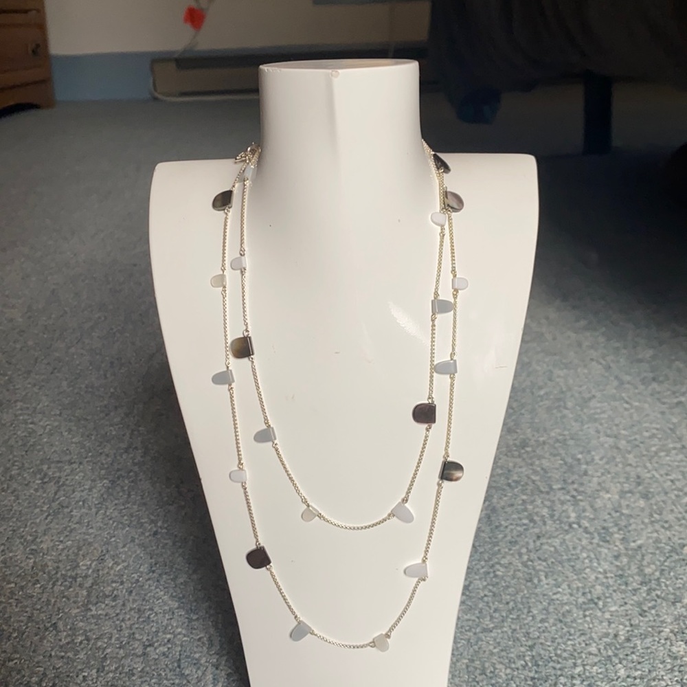 Kendra Scott‎ Leola necklace in BSV neutral mix